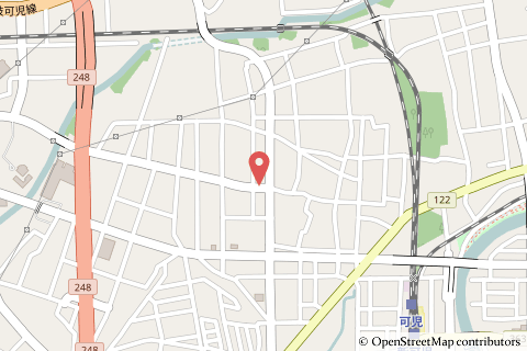 クスリのアオキ下恵土店の地図の写真